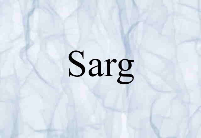 Sarg