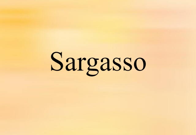 sargasso