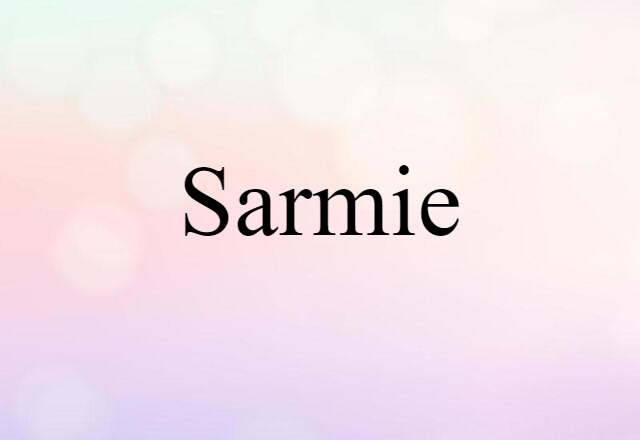 sarmie