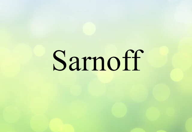 Sarnoff