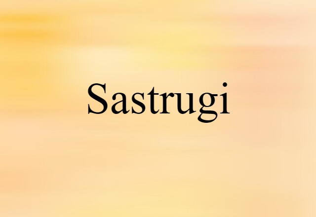 sastrugi