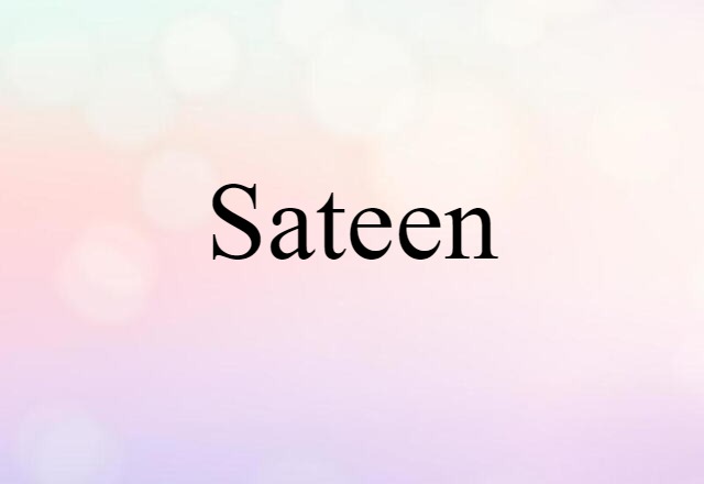 sateen