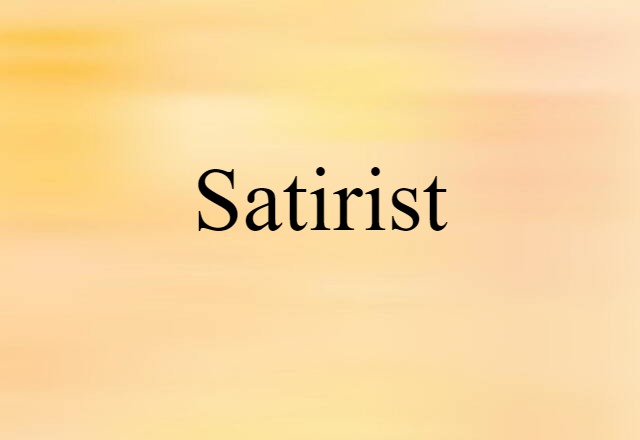 satirist