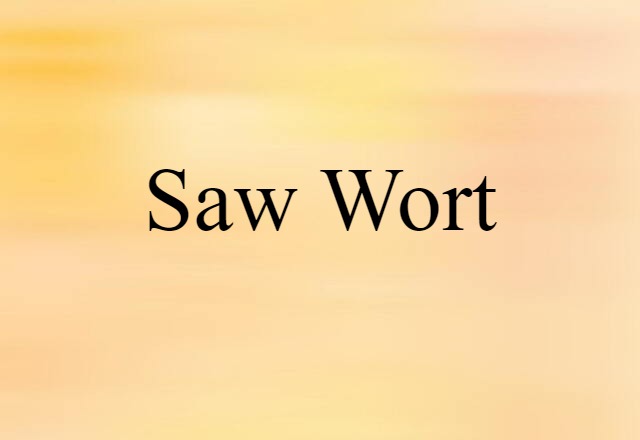 saw wort