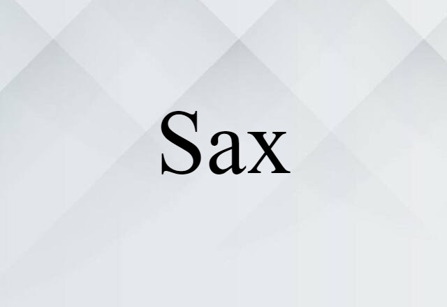 sax