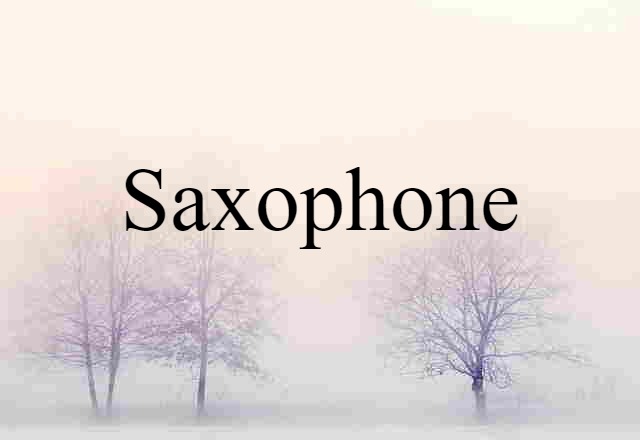 saxophone