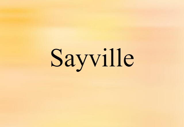 Sayville