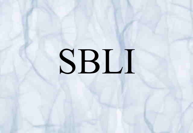 SBLI