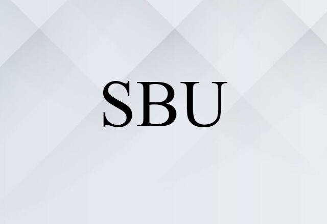 SBU