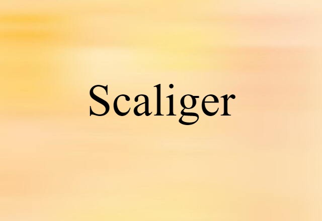 Scaliger