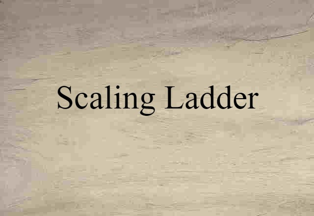 scaling ladder