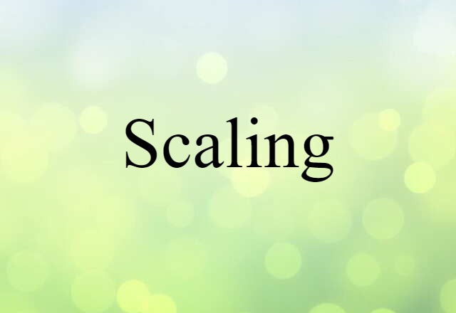 scaling