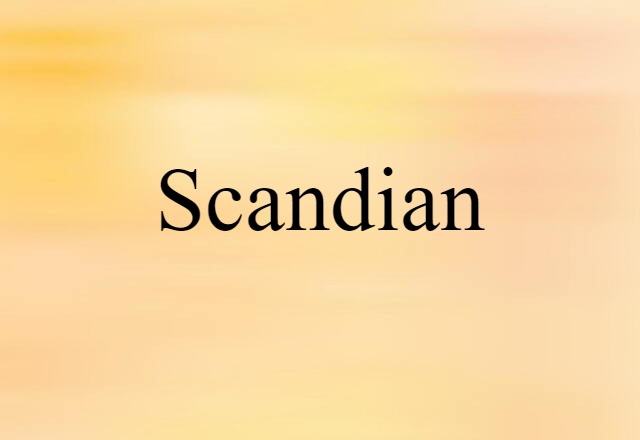 Scandian