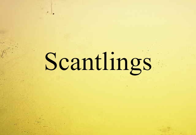 scantlings