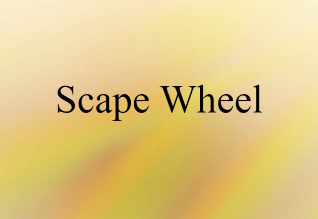 scape wheel