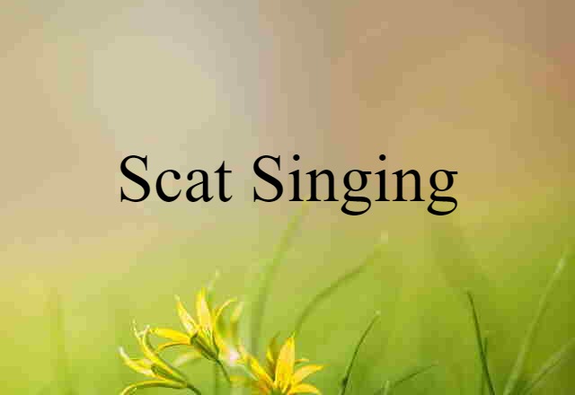 scat singing