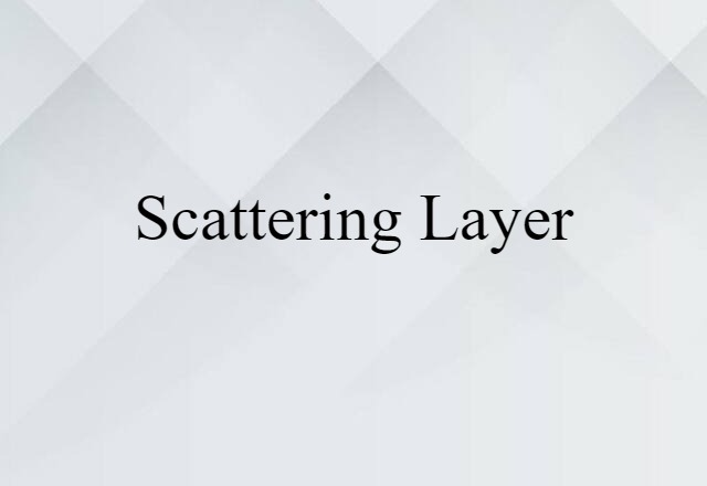 scattering layer