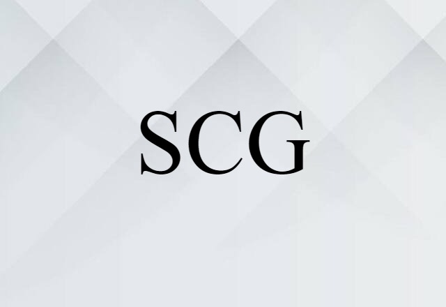 SCG