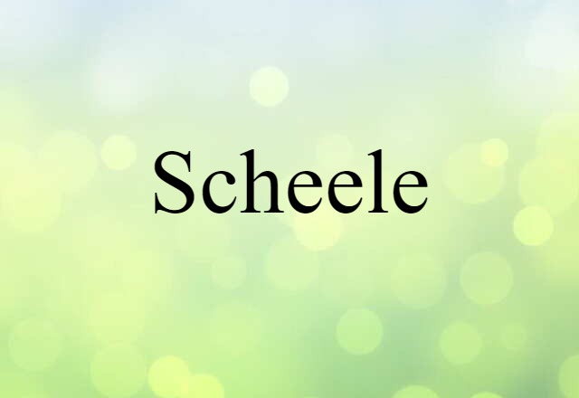 Scheele