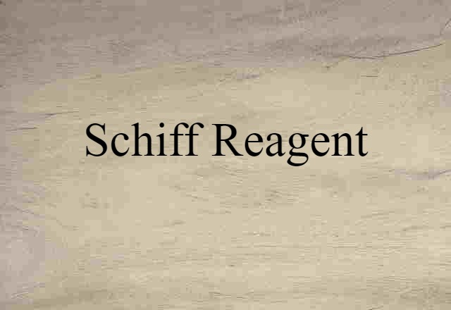 Schiff reagent