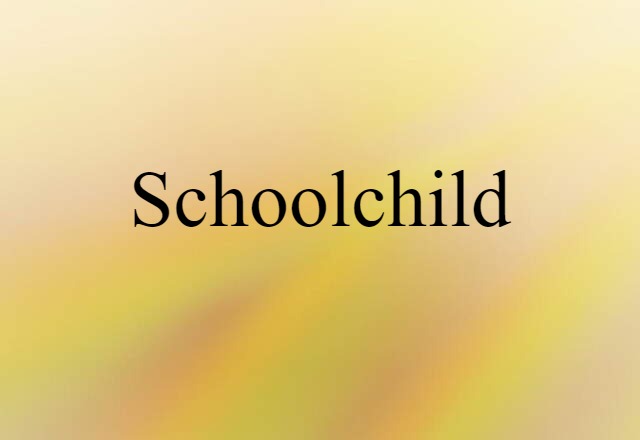 schoolchild