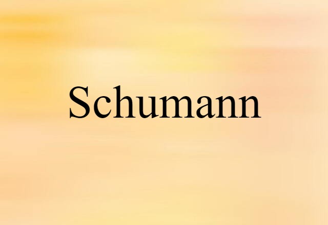 Schumann