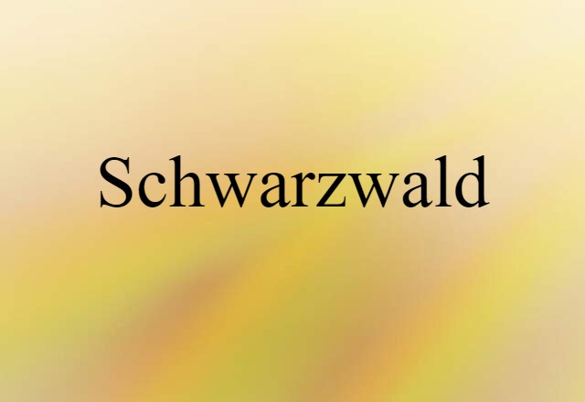 Schwarzwald