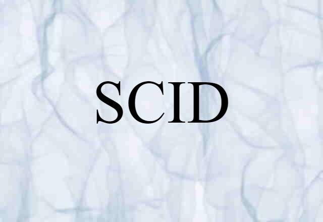 SCID (noun) Definition, Meaning & Examples