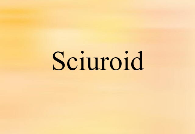 sciuroid