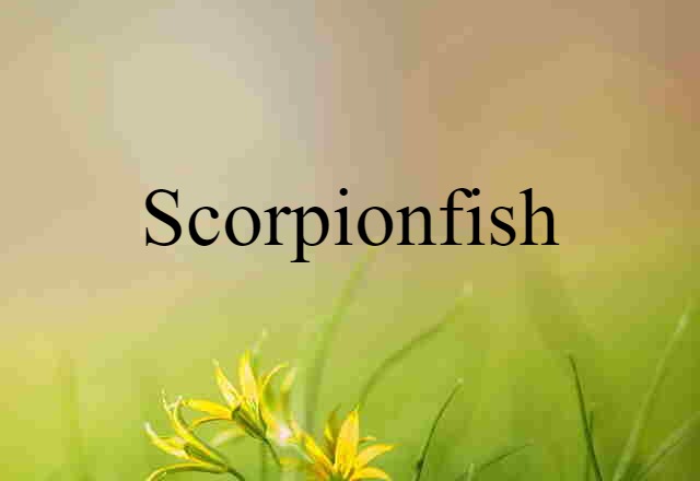 scorpionfish