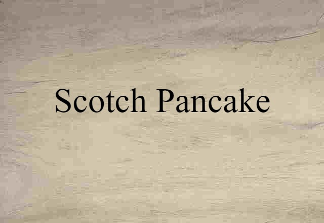 Scotch pancake