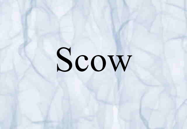 scow