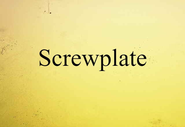 screwplate