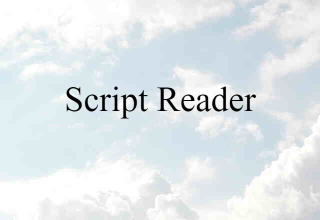 script reader