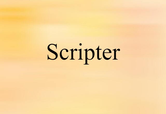 scripter