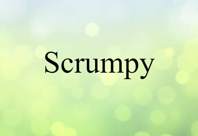 scrumpy