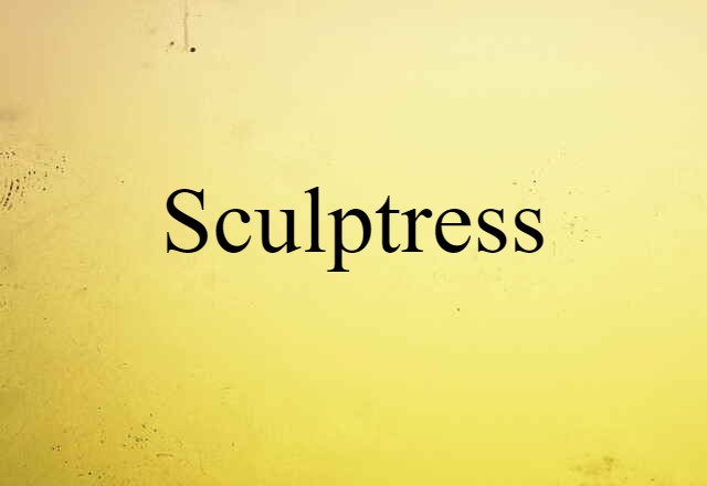 Sculptress (noun) Definition, Meaning & Examples