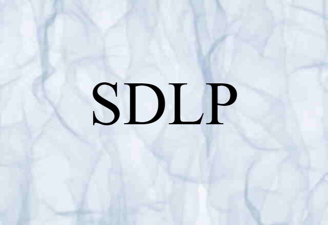 SDLP