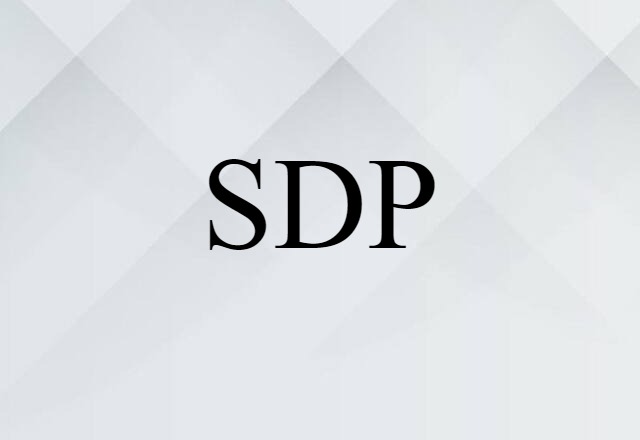 SDP