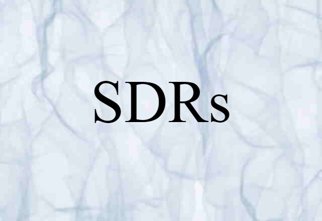 SDRs