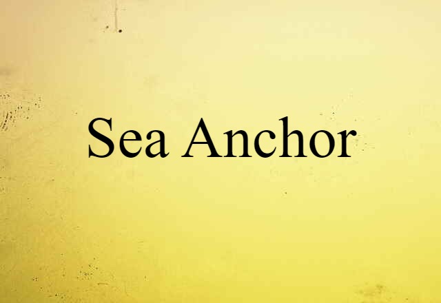 sea anchor