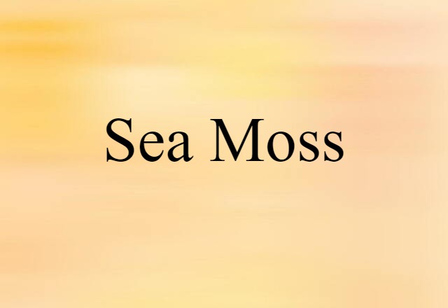 sea moss