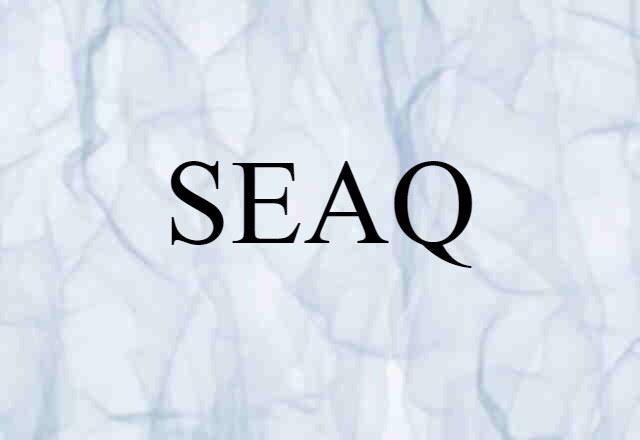 SEAQ (noun) Definition, Meaning & Examples