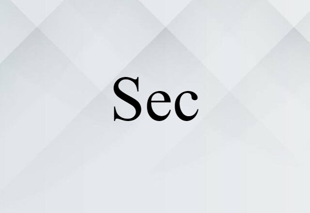 sec