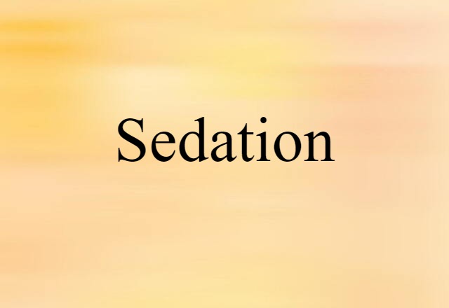 sedation