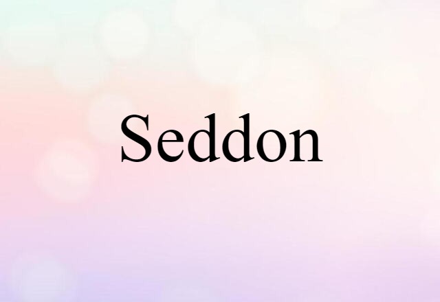 Seddon