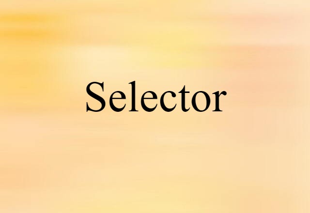 selector