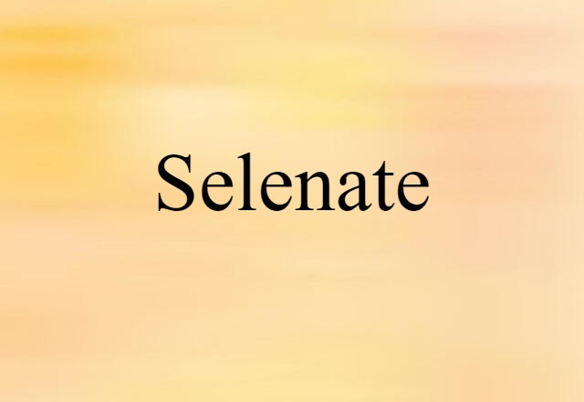 selenate