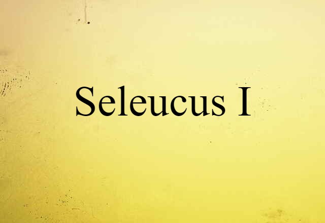 Seleucus I