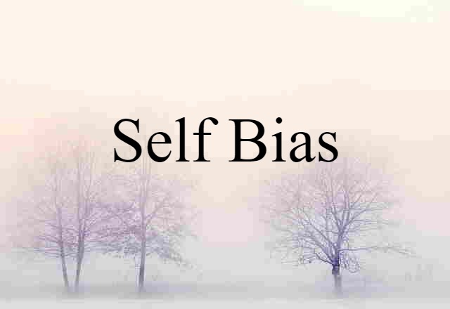 self-bias